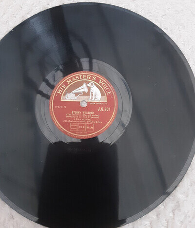 LENA HORNE 78 rpm THE MAN I LOVE / STORMY WEATHER HMV J.O. 201