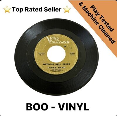 Laura Nyro ‘ Wedding Bell Blues 7” Vinyl 45 US 1966 KF-5024 Rhythm N Blues VG+