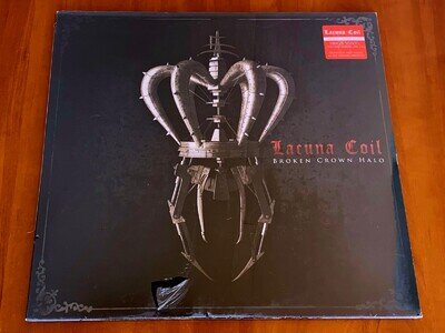 LACUNA COIL BROKEN CROWN HALO LP *RARE* 2014 CENTURY MEDIA VINYL 1st PRESS! New