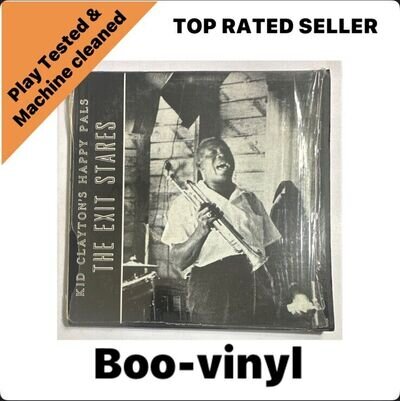Kid Clayton's Happy Pals - The Exit Stares Lp Vinyl Record Jazz EX / EX