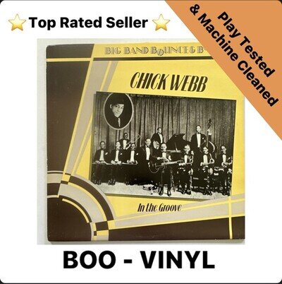 Chick Webb In The Groove Lp Vinyl Record AFS 1007-1983 Ex / Vg+