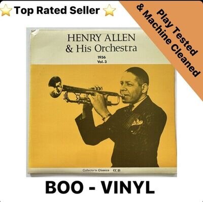 Henry Allen & His Orchestra* - 1936 Vol. 3 - Lp Vinyl Record Jazz EX / EX
