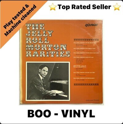 Jelly Roll Morton: The Jelly Roll Morton Rarities Album Mono UK LP Vinyl RHA6021