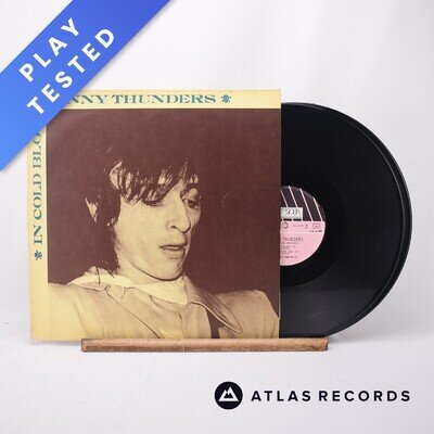 Johnny Thunders In Cold Blood First Press France 12" + LP Vinyl Record - VG+/VG+
