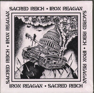 Sacred Reich/Iron Reagan Sacred Reich / Iron Reagan 7" vinyl Europe Metal Blade