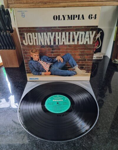 Johnny Hallyday Olympia 64 Vinyl Record 1964 France GREAT COPY GREAT AUDIO