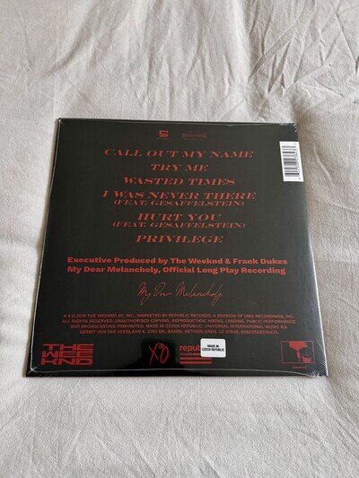 THE WEEKND - My Dear Melancholy - Vinyl EP - NEW SEALED