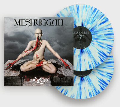 MESHUGGAH - OBZEN 2LP Vinyl (CLEAR WITH WHITE AND BLUE SPLATTER) New *B-STOCK*