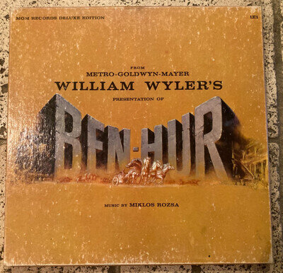 MIKLOS ROZSA - BEN HUR DELUXE EDITION 1959 SOUNDTRACK VINYL LP RECORD BOX SET 💥