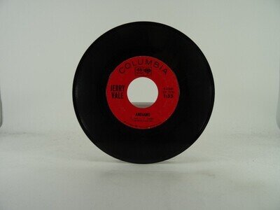 JERRY VALE ANDIAMO (25) 2 Track 7" Single including Plain Paper Sleeve COLUMBIA
