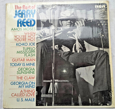 JERRY REED - THE BEST OF USA VINYL LP RCA DYNAFLEX EX / EX