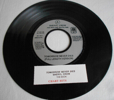Sheryl Crow Mint- 7" Jukebox Only Promo 1997 & Strip Tomorrow Never Dies J Bond
