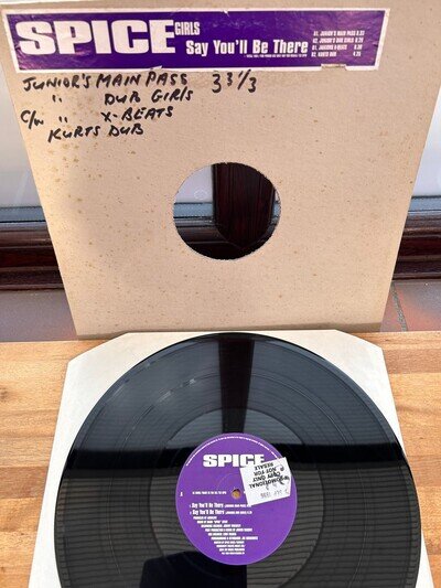 SPICE GIRLS Say You'll Be There 12" Vinyl Promo 1996 33 RPM