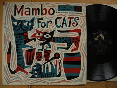 Mambo For Cats LP 1955 US RCA LPM 1063 EX PEREZ PRADO NORO MORALES DON ELLIOTT