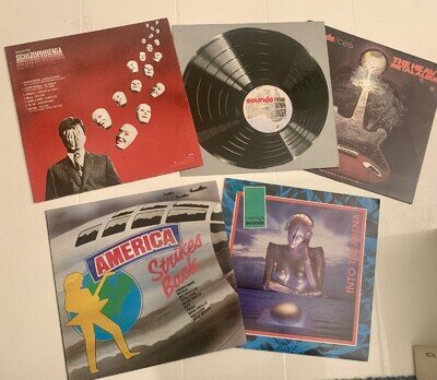 The Sounds Album 5 LP Vinyl Rory Gallagher Judas Priest Aerosmith VARIOUS ARTIST