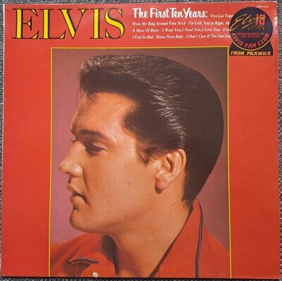 ELVIS PRESLEY THE FIRST TEN YEARS - 12" VINYL LP ALBUM RECORD CDS 1213 NEAR MINT