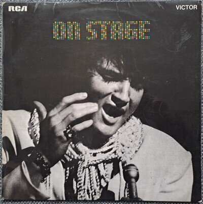 Elvis Presley - On Stage - 12" VINYL LP RECORD ALBUM SF 8128 LSP 4362 - EX