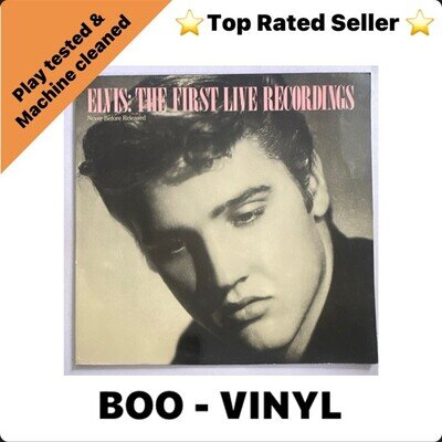 Elvis Presley - The First Live Recordings Vinyl LP Album 1984 PG89387 EX / VG+