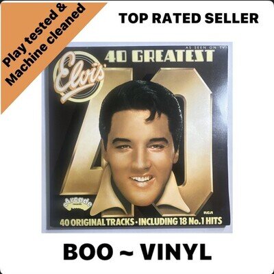Elvis Presley, 40 Greatest, 12" Gatefold Double Vinyl LP EX / EX