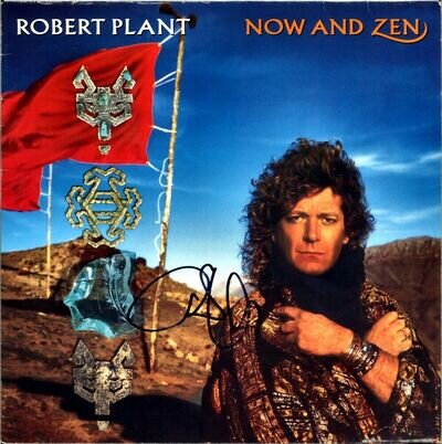ROBERT PLANT Vinyl LP - LED ZEPPELIN Stairway to Heaven Kashmir Autograph SIGNED