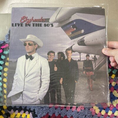 'THE SKYHOOKS' LIVE IN THE 80'S. RARE ORIGINAL 1ST AUS COPY. RML 53111.