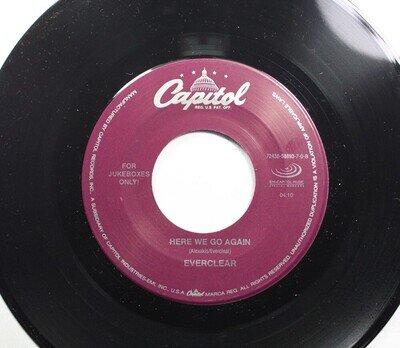 Rock 90's Nm! 45 Everclear - Here We Go Again / Am Radio (Remix-No Media Intro)