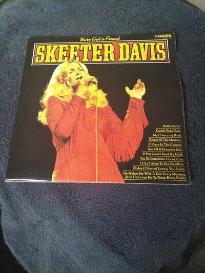 SKEETER DAVIS YOU'VE GOT A FRIEND VINYL LP RCA Camden CDS 1173