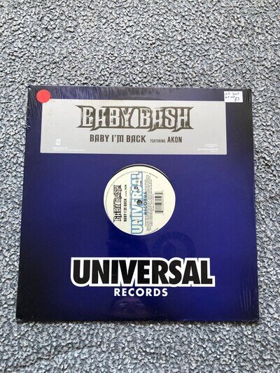 Baby Bash - Baby I’m Back Featuring Akon - 12" Vinyl Record - New & Sealed