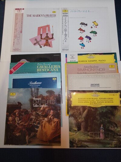 Deutsche Grammophon Vinyl Records Job Lot including Japanese pressings with OBI