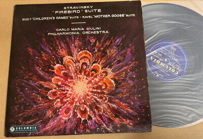 33CX 1518 Stravinsky Firebird Suite Bizart Ravel Giulini Philharmonia B/G