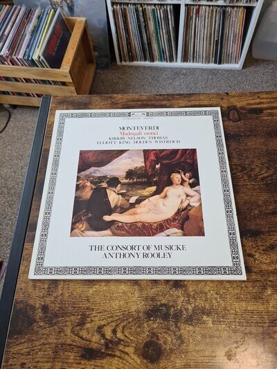 Monteverdi - Madrigal Erotici - The Consort Of Musicke - Anthony Rooley - NM