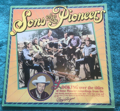 SONS OF THE PIONEERS SELF TITLED VINYL LP, CBS25015, VG+