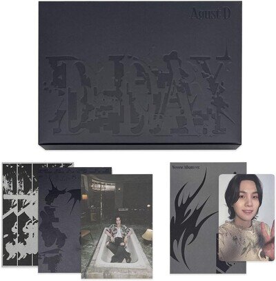 Agust D(SUGA) of BTS - [D - DAY] (Weverse Albums Ver.) Photo Book + Lyric Poste