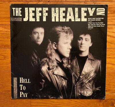 The Jeff Healey Band - Hell to Pay LP Arista AL-8632 1990 Pressing Promo