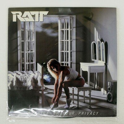 RATT INVASION OF YOUR PRIVACY ATLANTIC P13143 Japan INSERT VINYL LP