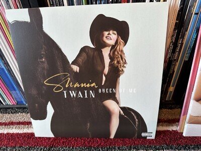 Shania Twain 'Queen of Me' Vinyl and Signed Art Card Opened But Never Played