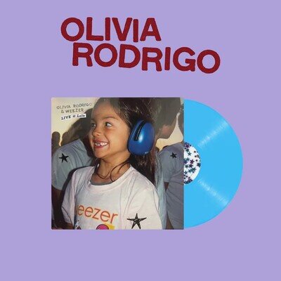 Olivia Rodrigo x Weezer - LIVE 7" Limited Edition Blue Vinyl - PRESALE