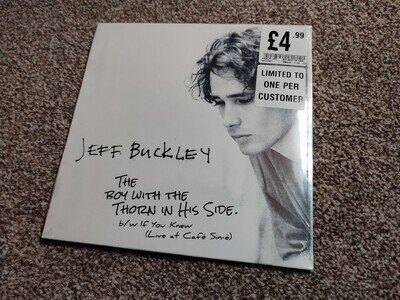 Jeff Buckley- 7" Single-The Boy With The Thorn In His Side- New/Sealed