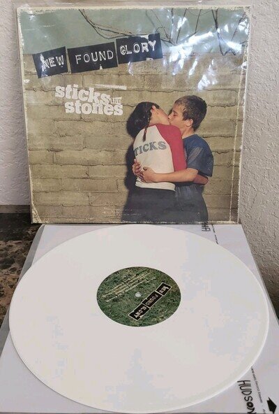 New Found Glory Sticks N Stones WHITE Vinyl 2002 US Original Pressing Numbered