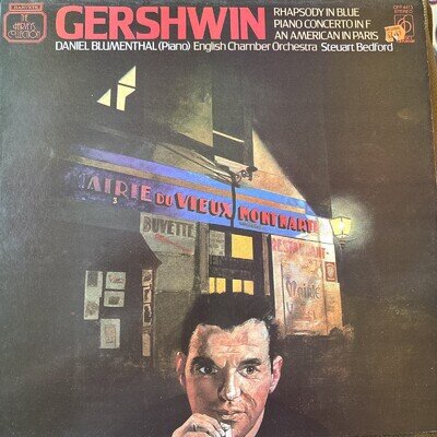 12” Vinyl LP Record - George Gershwin Rhapsody In Blue Piano Concerto An America