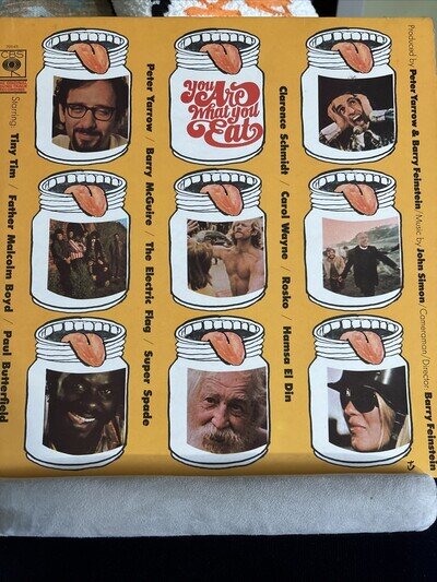 1969 Vinyl Soundtrack To You Are What You Eat - Tiny Tim In Exc Con