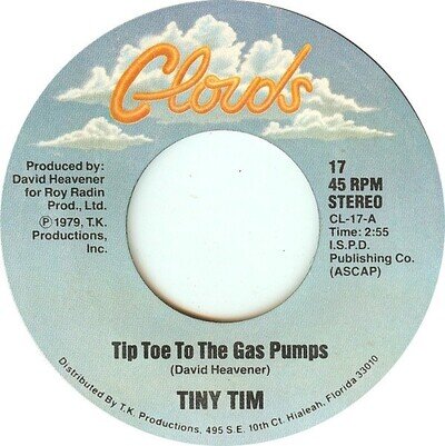 Tiny Tim - Tip Toe To The Gas Pumps / The Hicky On Your Neck - Used - Y8100z