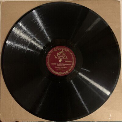Vladimir Horowitz, 78 rpm, 12", V+, Scherzo No. 4 In E Major Op. 54