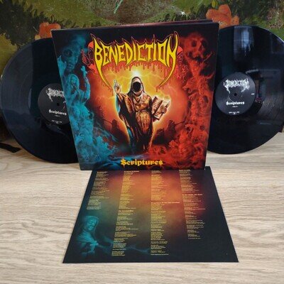 Benediction-Scriptures DLP Gatefold Death Metal Massacre Napalm Death Carcass