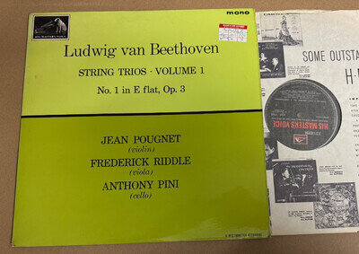 CLP 1765 Beethoven Sting Trios Volume 1 Pougnet Riddlle Pini