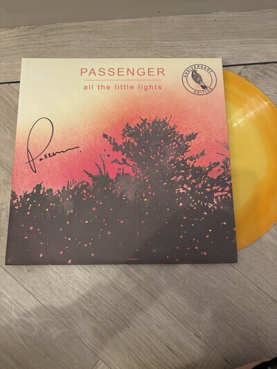 Passenger All The Little Lights Vinyl Record Anniversary SIGNED Autographed Rare