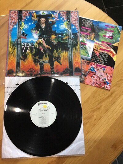 STEVE VAI Original Vinyl LP PASSION AND WARFARE 1990 GRUB 17 A1 / B1