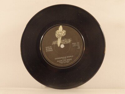 ALVIN LEE BAND ROCK N ROLL GUITAR PICKER / DANGEROUS WORLD (119) 2 Track 7" Sing