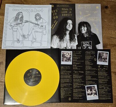 COURTNEY BARNETT KURT VILE Lotta Sea Lice Yellow Vinyl LP 2017 Milk 026 MINT