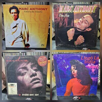 Marc Anthony & La India - Lote X 4 - Latin, Salsa, Ballad, Colombia, 1990s